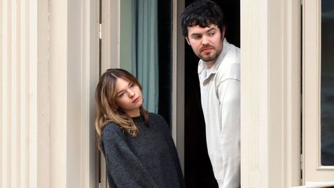 Stella Banderas y su novio, en Málaga