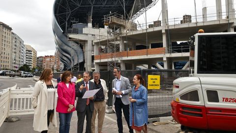 Abel Caballero, visit� ayer las obras del colector en Bala�dos