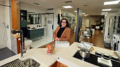 Mercedes Garc&iacute;a Prado, en la empresa que fundaron sus padres y que ahora dirige con su hermano C&eacute;sar