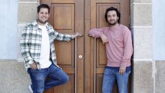 Jorge Cobelo y Fernando Amador, dos de los organizadores de la cita