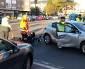 Un motorista sufri� heridas de consideraci�n en Perillo. 