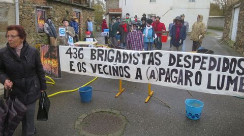 Os compadres do barrio monforte de Rioseco satirizaron a xesti�n dos incendios forestais do pasado outubro