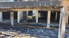 Incendio de un edificio en Viesques