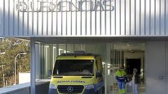 La v�ctima fue trasladada en ambulancia al hospital barbanzano.