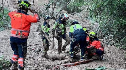 Imagen del operativo de rescate
