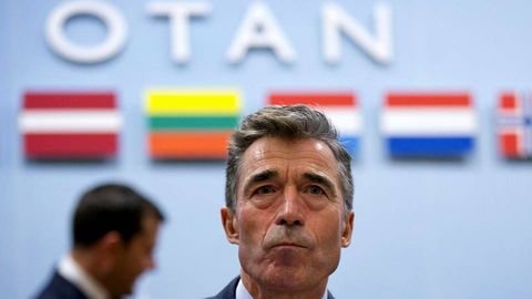 El ya ex secretario general de la OTAN Anders Fogh Rasmussen.