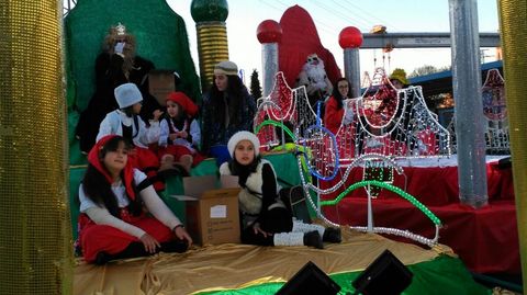 Los Magos llegando a Fene