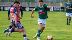 El Coruxo fue por detrs gran parte del partido ante el vila, pero acab empatando.