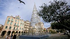 El �rbol de Navidad se cambiar� de A Ferrer�a a la Praza de Espa�a