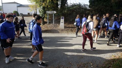 La ruta era de 10 kilmetros y empez en Cereixa