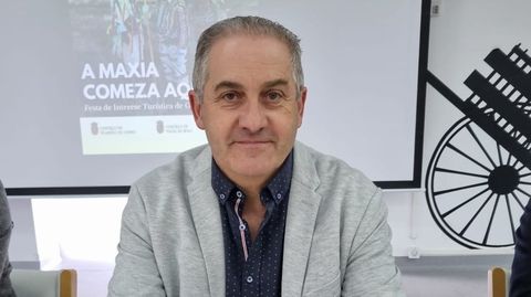Amable Fernández, alcalde de Manzaneda.