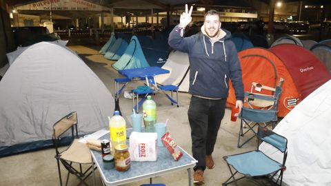 Acampada en el FIV