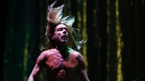 Iggy Pop, en su actuacin en Santiago en el 2019.