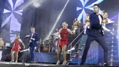 Orquesta Los Sat�lites en una fiesta del verano pasado
