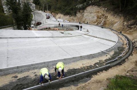 Las inversiones (en la imagen, la ejecutada en el barrio de O Cuco) dependern del plan econmico. 