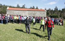 Los expedicionarios reemprenden la marcha tras un descanso en San Pedro M�rtir. 