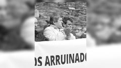David tenía un papel activo en Agromuralla y transportaba forraje desinteresadamente a los afectados por los incendios