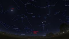 El mejor momento para observar el fen�meno astron�mico ser� despu�s del ocaso