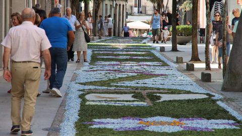 Alfombras florarles en Rianxo