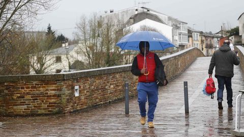 Desbordamiento del r�o Mi�o en Lugo