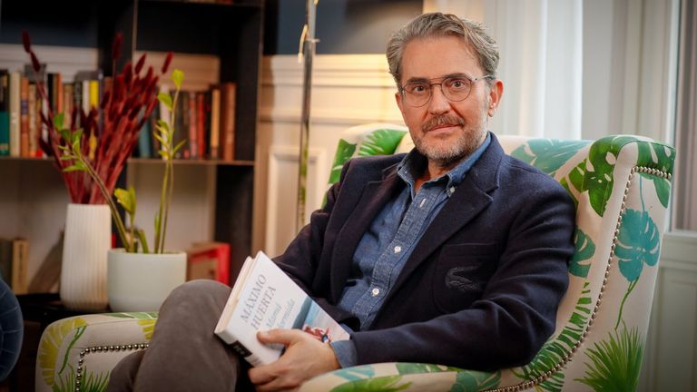 El escritor M�ximo Huerta.