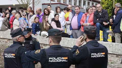 Cientos de personas acudieron a vitorear al Rey
