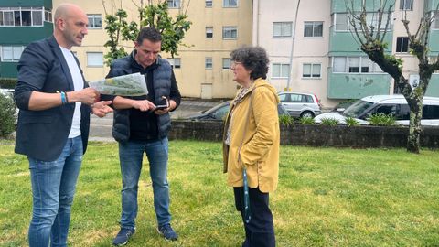 El alcalde, Alejandro Lorenzo visit� los terrenos
