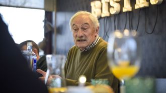 El portavoz del BNG en la Diputaci�n, C�sar Mosquera durante un desayuno informativo en Pontevedra, este mi�rcoles