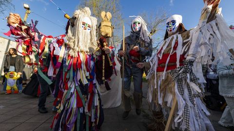 Antroido do Burro de Valenza, en Coristanco