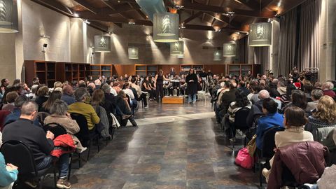 La Uni�n Musical de Allariz dio un concierto ben�fico en el hotel Eurostars.