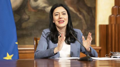 La ministra de Educaci�n italia, Lucia Azzolina