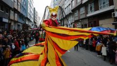 Los Reyes se pasean por las calles de A Coru�a
