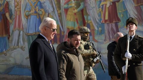 Visita sorpresa de Biden a Ucrania para reunirse con Zelenski