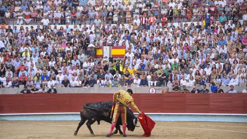 El coso de San Roque durante la segunda corrida de este a�o.