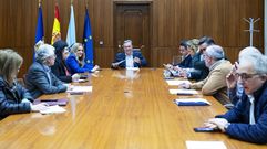 Reunión de la junta de gobierno de la Diputación de Ourense