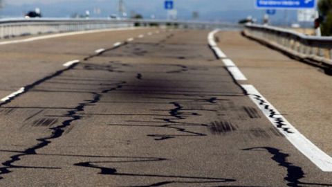 Tramo de la autova entre Len y Benavente