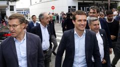 Casado ensalza a Feijoo como ejemplo de gestin y cercana