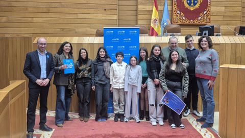 A Laracha volvi a ser protagonista, recientemente, en el Foro Infantil de Unicef en el Parlamento de Galicia