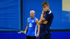 Antonio Hidalgo, en la ciudad deportiva de Abegondo