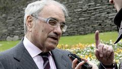 Mart�n Villa durante una visita a Lugo en el 2012