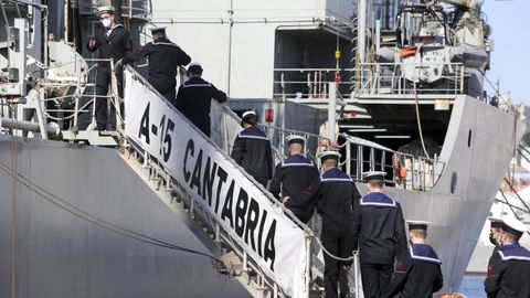 Tras una semana en el Arsenal, el Cantabria vuelve a zarpar