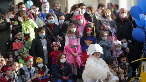 Animacin en el desfile infantil de disfraces