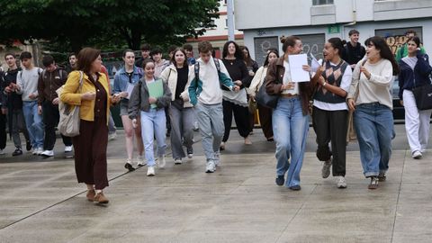 Ex�menes de la PAU en el campus de Ferrol