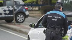 Agente de la Polic�a Local de Nar�n en imagen de archivo.