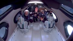 Im�genes de un vuelo espacial de Virgin Galactic realizado en el 2023