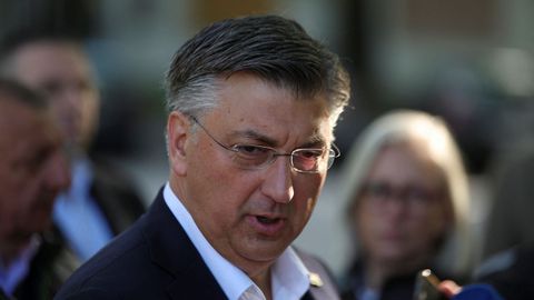 Andrej Plenkovic, ganador de las elecciones en Croacia, el mi�rcoles en Zagreb.