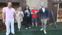 Tras la firma del convenio de colaboraci�n, la alcaldesa y el director de la Agencia Turismo de Galicia visitaron el campamento de la Cohors III Lucensium.