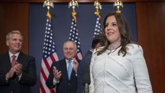 Elise Stefanik sustituye a Liz Cheney como n�mero tres de los republicanos en el Congreso