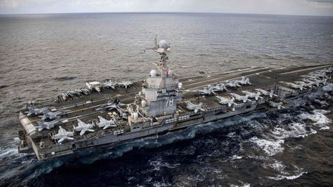 El USS Gerald Ford en una imagen de archivo.