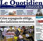 El rotativo Le Quotidien dedic� su portada a los gallegos que emigran